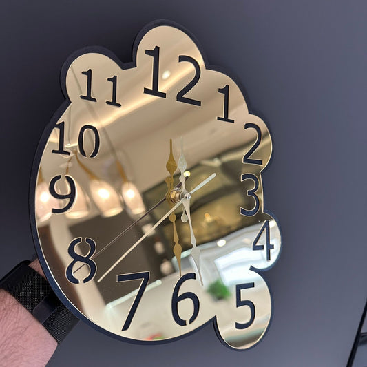LARGE SIZE WOODEN DIY CLOCK WITH 12 INCHES NEEDLES